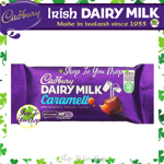 6 x IRISH CADBURY CARAMELLO 47g CHOCOLATE BARS Valentines Day Present Caramel☘️