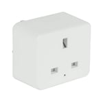 Intempo EE5012WHTSTKUK Home UK 3- Pin Smart Plug, Compatible with Amazon Alexa and Google Home, Connects Easily to Wi-Fi, Scheduling and Timer Feature, White