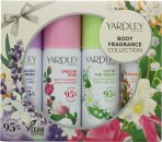 Yardley Body Spray Gift Set 50ml English Lavender + 50ml English Rose + 50ml Lily Of The Valley + 50ml English Honeysuckle