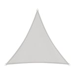 Windhager Voile d'ombrage Cannes Triangle 3 x 3 m (isocèle), Protection Solaire pour Jardin & terrasse, résistant aux UV et aux intempéries, Gris