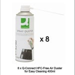 8 x 400ml Compressed Air Duster Cleaner Spray Can Laptop Keyboard Mouse Printer