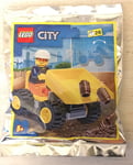 FIGURINE NEUF POLYBAG  LEGO CITY LE TRAVAILLEUR AU CHARGEUR   952204 FOIL