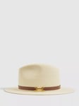 Reiss Gigi Paper Straw Sun Hat, Natural