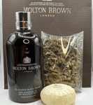 MOLTON BROWN Black Pepper Bath & Shower Gel 300ml & EDT 7.5ml Soap Gift Set Bag