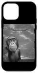 Coque pour iPhone 12 mini Singe, singe selfie avec extraterrestre et OVNI