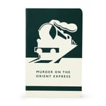 AGATHA CHRISTIE ORIENT EXPRESS LINED NOTEBOOK NOTE PAD NOTE BOOK PAD