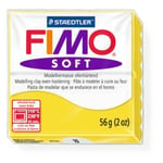 Staedtler Fimo Soft Lemon (10) Oven Bake Modelling Clay Moulding Block 56g