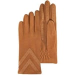 Gants Isotoner  Gants Femme tactiles Polaire Recyclée Cognac