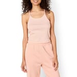 Amazon Essentials x Sofia Grainge Débardeur Court Micro-côtelé Femme, Rose, M