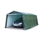 Intent24 - 3,3 x 6,2 m garage, abri de stockage, pe 450 n, tente garage vert foncé