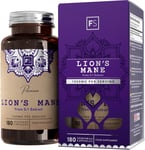 FS Lions Mane | High Strength Supplement - 180 count (Pack of 1)