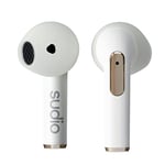 Sudio N2 Blanc de Neige – Écouteurs Ouverts sans Fil Bluetooth, multipoint, Microphone intégré pour Les appels, autonomie de 30 Heures avec étui de Charge, étanche IPX4, USB-C, Chargement sans