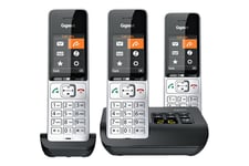 Gigaset 500A Comfort Trio - trådløs telefon - besvarelsessystem + 2 ekstra telefonrør