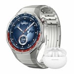 HUAWEI Watch GT 5 Pro 46mm Titanium FreeBuds 5i White