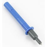 Fiche banane Ht Instruments 404-IECB banane femelle, femelle 4 mm, enfichable 4 mm cat iii 1000 v, cat iv 600 v bleu 1 - bleu