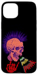 iPhone 15 Plus Punk Classic Tees Drummer Rock Bands Skull Diesel Case