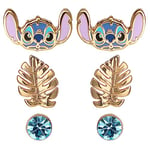 Disney Lilo & Stitch Blue and Gold Coloured 3 Piece Earring Set SF00262YRQL.PH