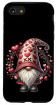 iPhone SE (2020) / 7 / 8 Love Gnome Valentines Day Wreath For Her With Cute Hearts Case