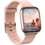 Smart Watch För Android-telefoner Kompatibel Iphone Samsung, Health Sport Watches For Herr Dam Gps GOLD