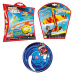 GÜNTHER FLUGSPIELE 1713-Jeu de Jouets en Avion avec Disque 22 cm-Planeur à Lancer 18 cm et Jeu d'hélices-Toupie Volante d'environ 12,5 cm, Couleurs Assorties, 1713, Multicolore