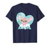 Disney Lilo & Stitch Cute Baby Angel With Style Chest Logo T-Shirt