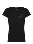 Calvin Klein Ck Signage Slim Ss T-Shirt Svart