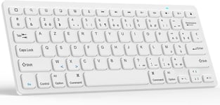 Clavier Sans Fil Bluetooth Pour Tablettes, Ipad, Ipad Pro, Ipad Air, Samsung, Xiaomi, Huawei, Lenovo, Mini Clavier Azerty Français Pour Système Ios, Android,Windows