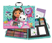 Crayola - Mallette de L'Artiste Gabby et la Maison Magique, Kit Créatif avec 115 Pièces Assorties, Idéal pour Le Dessin et Le Coloriage, Cadeau pour Enfants, à partir de 5 Ans, 04-2966