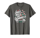 Cute JINGLE BELLS AND DUMBBELLS Gym Bro Workout Do You Lift T-Shirt