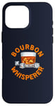 Coque pour iPhone 16 Pro Max Costume humoristique Bourbon Whisperer pour amateurs de whisky