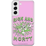 ERT GROUP Coque de téléphone Portable pour Samsung S22 Original et sous Licence Officielle Rick and Morty Motif Rick & Morty 024 adapté à la Forme du téléphone Portable, Coque en TPU