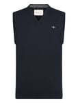 Classic Cotton Slipover Navy GANT