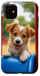 iPhone 11 Playful Puppy Colorful Puppy love Dog owner gift Case