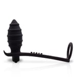 Sex Toy  Vibrating Plug with Cock Ring - Sex Toy for Adult Men