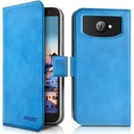 Etui Universel - Wiko - Tommy - Bleu Clair - Semi-Rigide - Compatible 5,0 À 5,5 Pouces