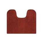 MSV - Tapis de bain Lavabo & Wc Coton 45x35cm Terracotta