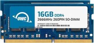 32.0GB (2 x 16 Go) 2666MHz DDR4 PC4-21300 So-DIMM 260 Broches de Mise à Niveau de mémoire, (2666DDR4S32P), pour iMac 2019-2020 (iMac19,1 iMac20,1 iMac20,2) 27 Pouces