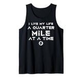 Fast & Furious Life At A Quarter Mile At A Time Word Stack Tank Top