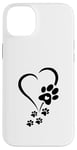 iPhone 14 Plus Dog Paw Heart Baby Dogs - Dog Paw Print Dog Paws Hearts Case