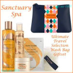 Sanctuary Spa Gift Set Ultimate Travel Selection Wash Bag Ladies Gift Set NEW