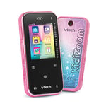 VTech - KidiZoom Snap Touch Rose, Appareil Photo Numérique Portable, Photo, Selfie, Vidéo, Écran Tactile Couleur, Lecteur MP3, Bluetooth, Cadeau Enfant et Ado de 6 Ans à 13 Ans - Contenu en Français