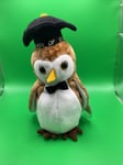 TY Beanie Baby Wisest Class Of 2000 Owl With Tag In Plastic Protector