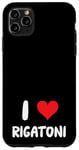 Coque pour iPhone 11 Pro Max I Love Rigatoni - Pâtes Cuisine Italienne Cook Chef Cooking