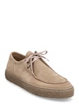 Biachad Loafer Suede Loafers Låga Skor Beige Bianco