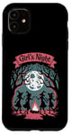 iPhone 11 Girls' Night Witch Coven Halloween motif Spooky Fun Artwork Case