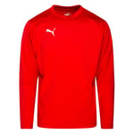 PUMA Träningströja LIGA Sweat - Röd/Vit, storlek Medium