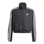 adidas Fille Train Essentials Full-Zip Hoodie Kids, Black/White, 5-6 Years