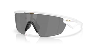 Oakley Sphaera Glasögon Matte White/Prizm Sapphire Polarized