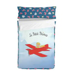 Couette rembourrée HappyFriday Le Petit Prince Son Avion Multicouleur 105 x 2