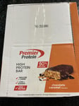 Premier Protein High Protein Bar Chocolate Caramel 16x40g DATE 11/2024